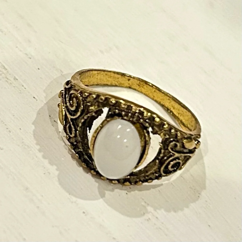 Dainty Boho Gold-Tone Ring